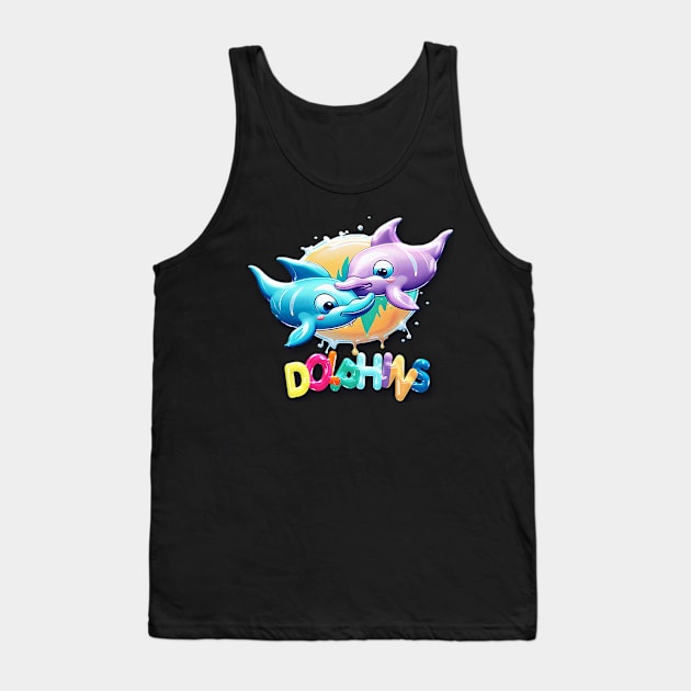 Dolphins Tank Top by H.M